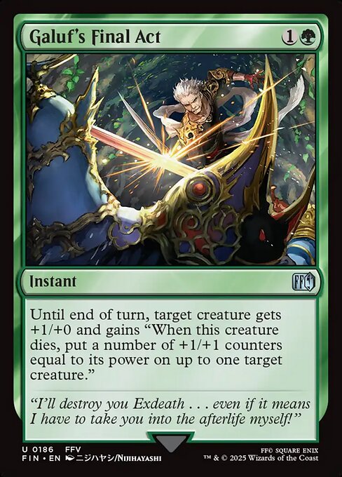 MTG Galuf's Final Act FIN 186 Regular Nonfoil