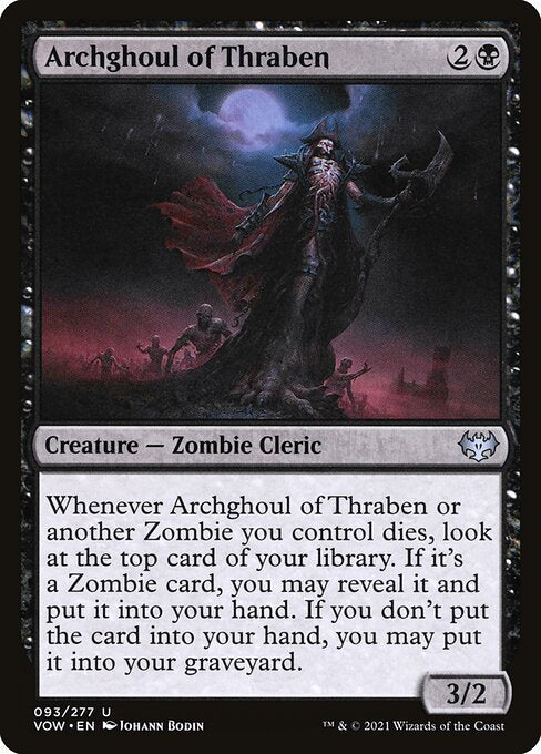 MTG Archghoul of Thraben VOW 093 Standard Nonfoil front