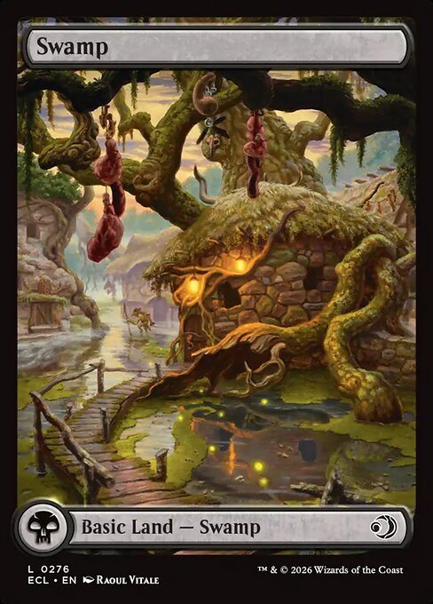 MTG Swamp ECL 276 Full Art Land Foil