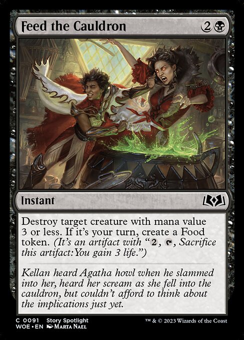 MTG Feed the Cauldron WOE 091 Regular Nonfoil
