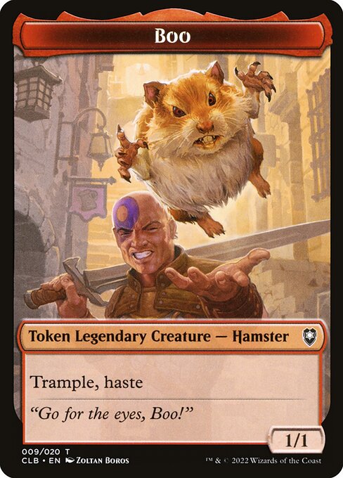 MTG Boo Token CLB 009 Token Foil