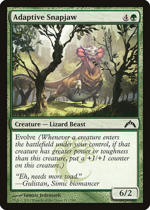 MTG Adaptive Snapjaw GTC 113 Regular Foil