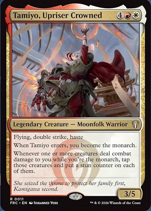 MTG Tamiyo, Upriser Crowned FRC 011 Standard Nonfoil front