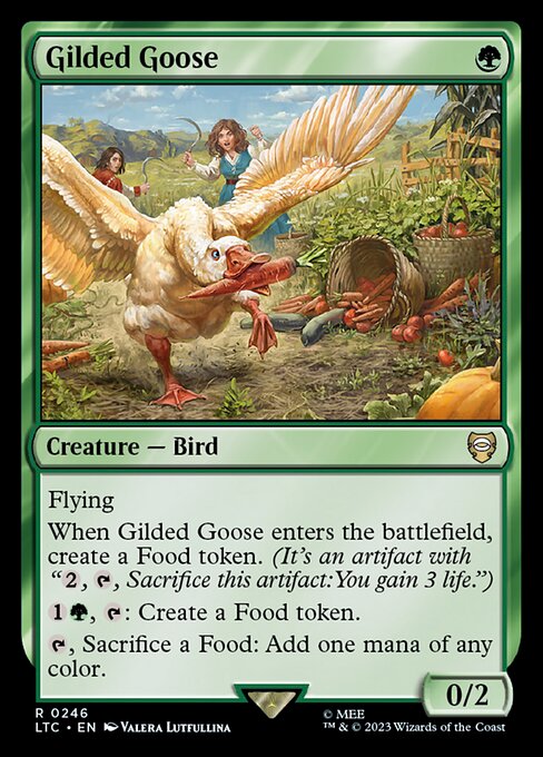 MTG Gilded Goose LTC 246 Alternate Art Nonfoil