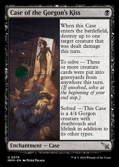 MTG Case of the Gorgon's Kiss MKM 079† Regular Foil