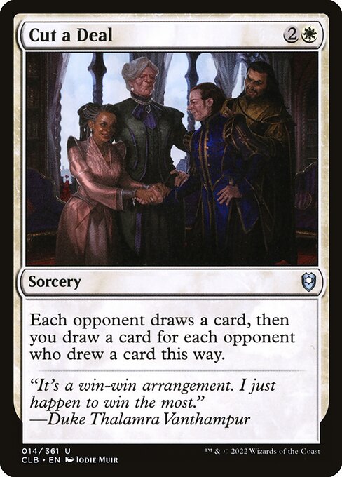MTG Cut a Deal CLB 014 Regular Foil