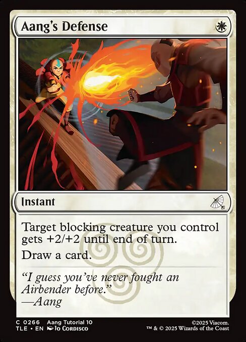 MTG Aang's Defense [TLE 266] Nonfoil
