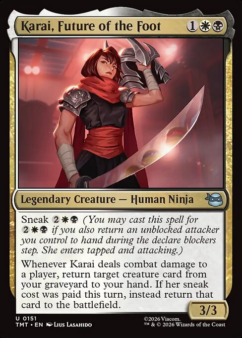 MTG Karai, Future of the Foot TMT 151 Regular Foil