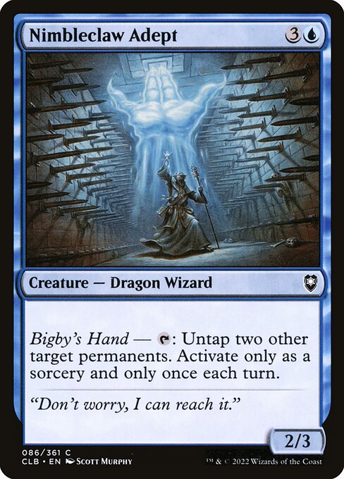 MTG Nimbleclaw Adept CLB 086 Regular Foil
