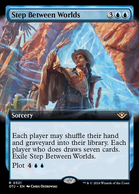 MTG Step Between Worlds OTJ 321 Extended Art Nonfoil