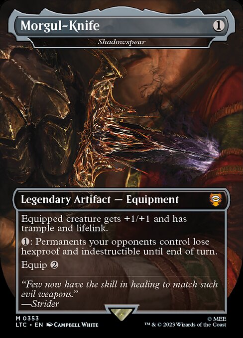 MTG Shadowspear LTC 353 Showcase Ring Nonfoil