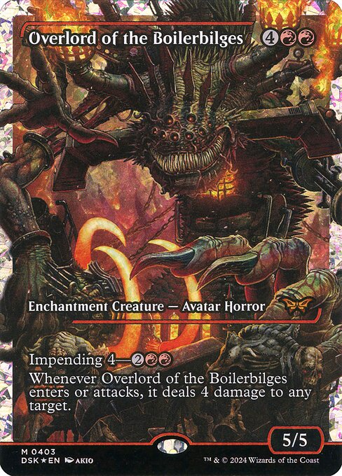 MTG Overlord of the Boilerbilges DSK 403 Japan Showcase Fracture Foil