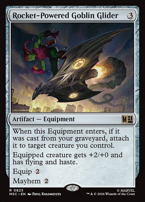 MTG Rocket-Powered Goblin Glider MSC 825 Regular Nonfoil
