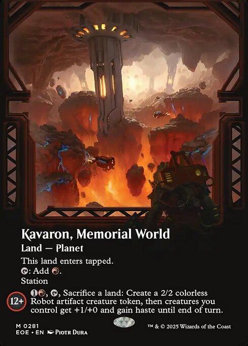 MTG Kavaron, Memorial World EOE 281 Borderless Viewport Nonfoil