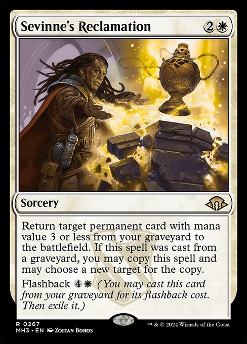 MTG Sevinne's Reclamation MH3 267 Regular Foil