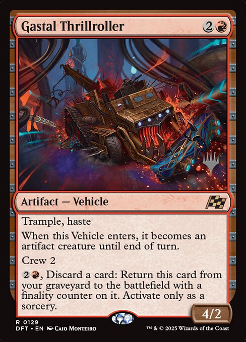 MTG Gastal Thrillroller PDFT 129p Promo Pack Foil