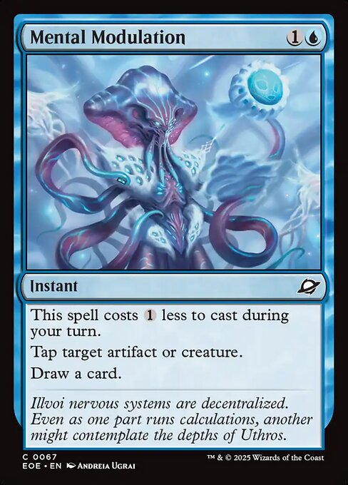 MTG Mental Modulation EOE 067 Regular Foil
