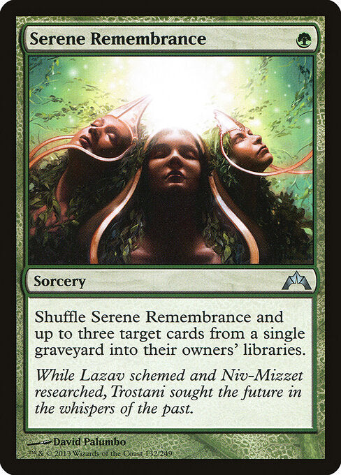 MTG Serene Remembrance GTC 132 Regular Foil