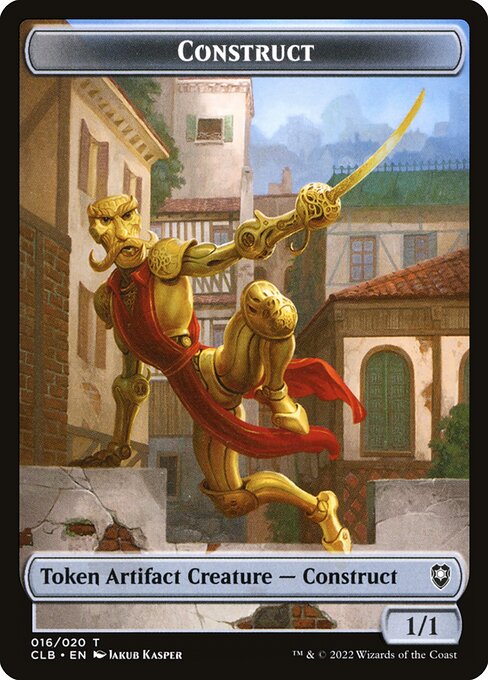 MTG Construct Token CLB 016 Token Foil