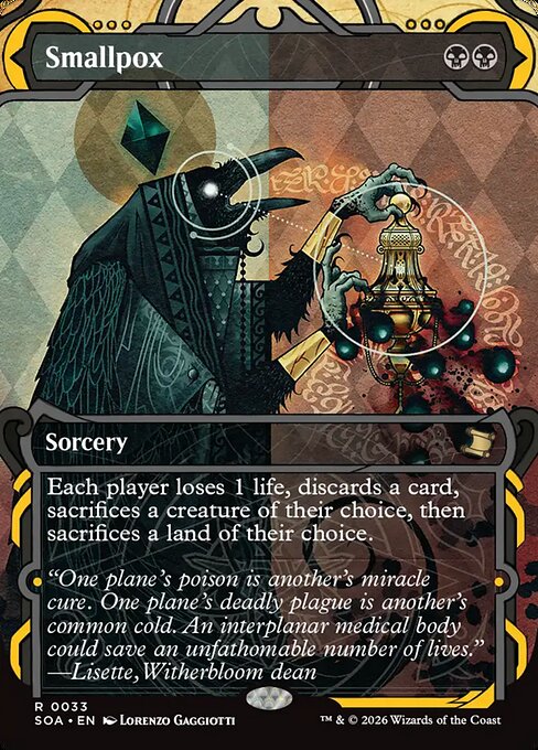 MTG Smallpox SOA 033 Mystical Archive Nonfoil