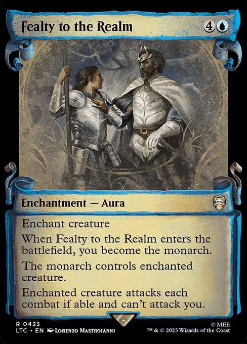 MTG Fealty to the Realm LTC 423 Alternate Art Foil
