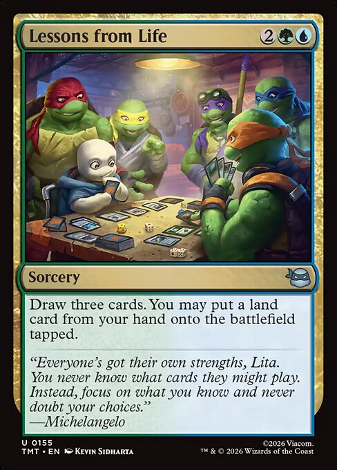 MTG Lessons from Life TMT 155 Regular Foil
