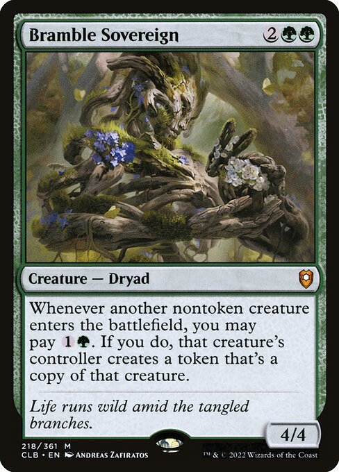 MTG Bramble Sovereign CLB 218 Regular Foil