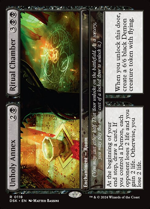 MTG Unholy Annex // Ritual Chamber DSK 118 Regular Nonfoil