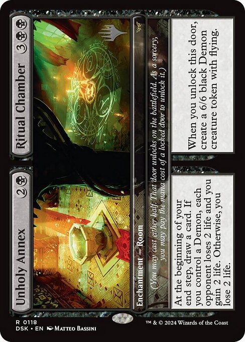 MTG Unholy Annex // Ritual Chamber PDSK 118p Promo Pack Nonfoil