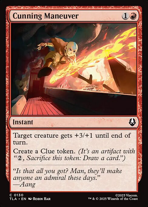 MTG Cunning Maneuver TLA 130 Regular Foil
