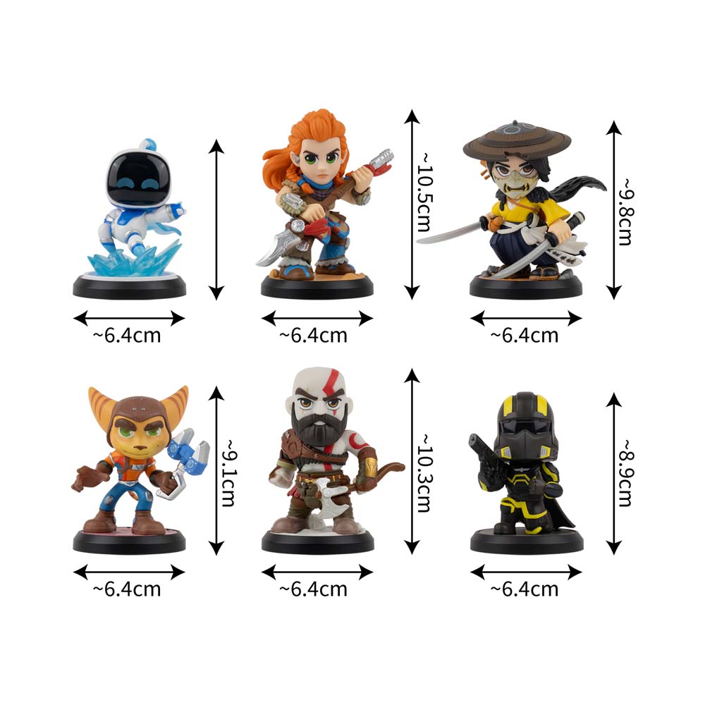 YuMe PlayStation Hero Box collectible figure dimensions