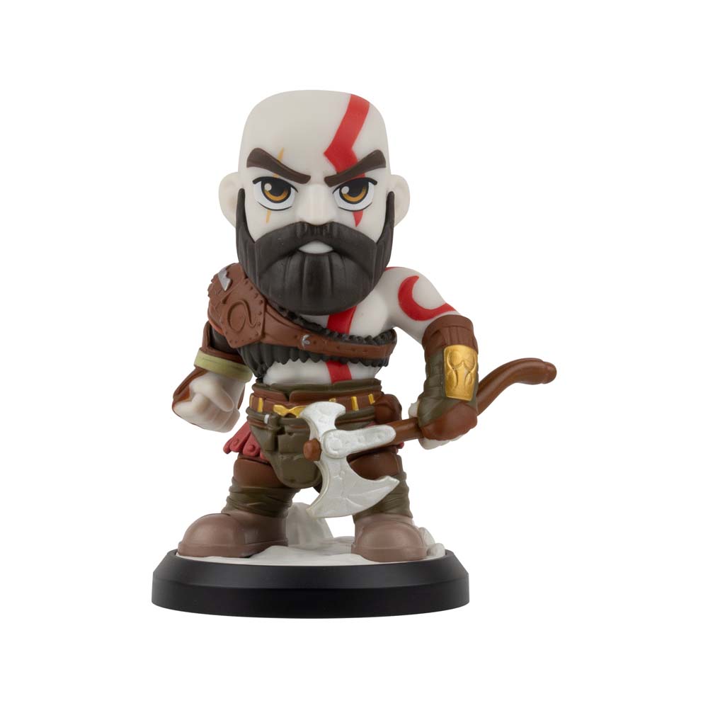 YuMe PlayStation All Stars Kratos collectible figure with display base