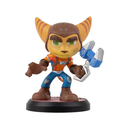 YuMe PlayStation All Stars Ratchet collectible figure with display base