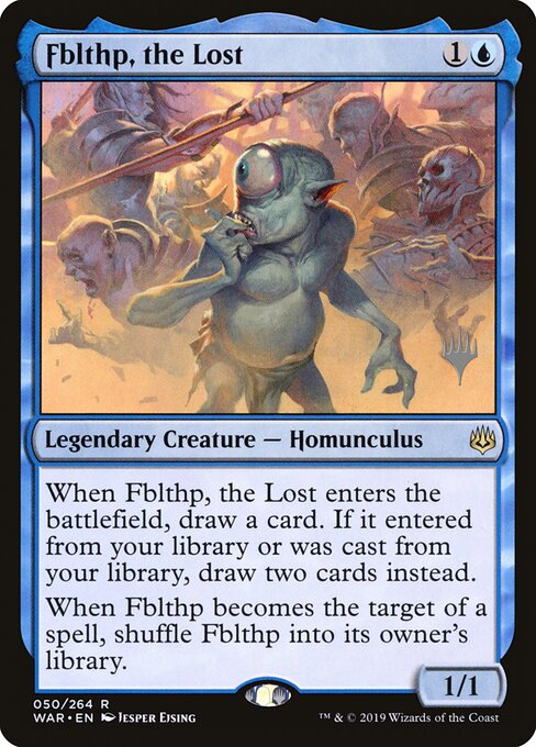 MTG Fblthp, the Lost PWAR 050P Promo Pack Nonfoil front