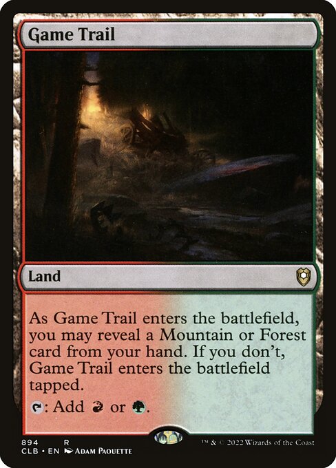 MTG Game Trail CLB 894 Commander Deck Nonfoil