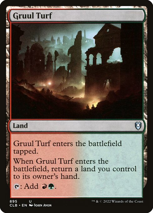MTG Gruul Turf CLB 895 Commander Deck Nonfoil