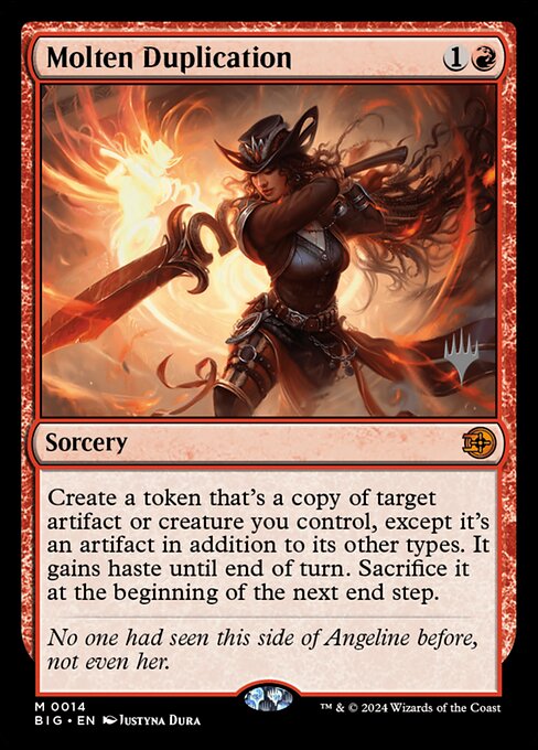 MTG Molten Duplication PBIG 014p Promo Pack Nonfoil