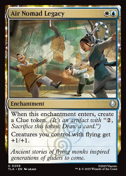MTG Air Nomad Legacy TLA 206 Regular Nonfoil