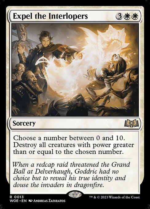 MTG Expel the Interlopers WOE 013 Regular Nonfoil