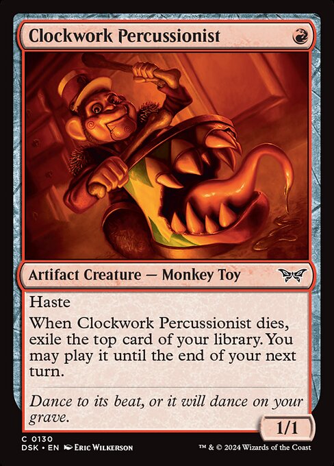 MTG Clockwork Percussionist DSK 130 Regular Foil