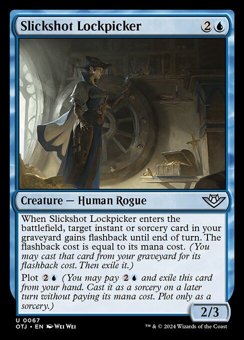 MTG Slickshot Lockpicker OTJ 067 Regular Foil