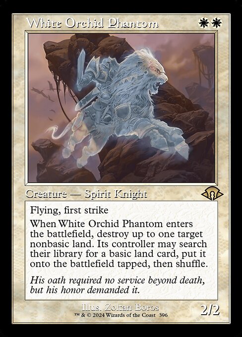 MTG White Orchid Phantom MH3 396 Retro Frame Foil