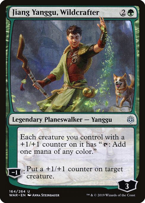 MTG Jiang Yanggu, Wildcrafter WAR 164 Standard Nonfoil front