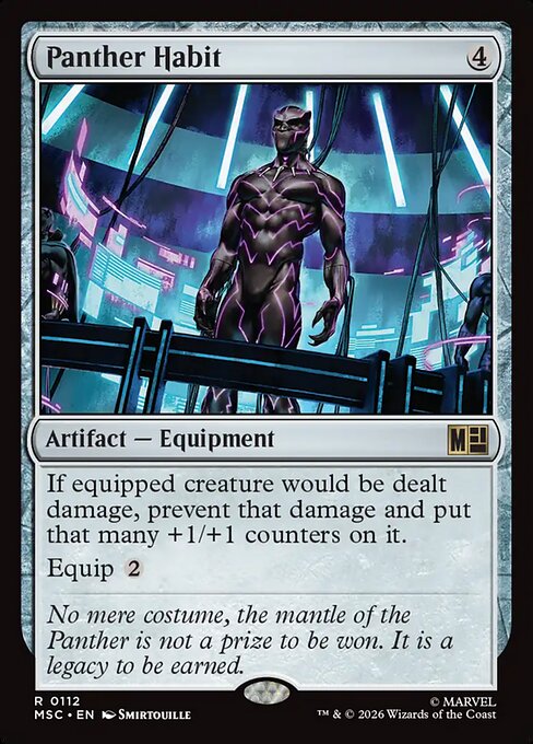 MTG Panther Habit MSC 112 Regular Nonfoil