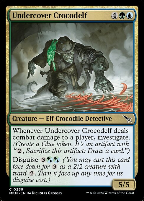 MTG Undercover Crocodelf MKM 239† Regular Nonfoil