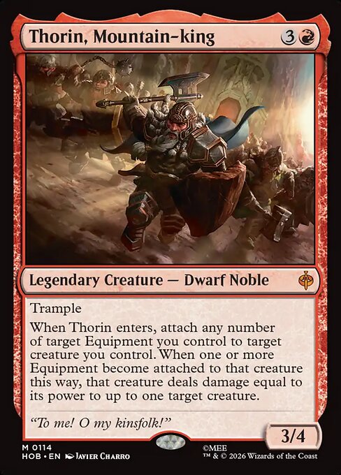 MTG Thorin, Mountain-king HOB 114 Regular Nonfoil