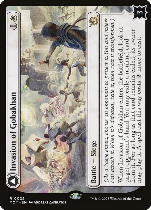 MTG Invasion of Gobakhan // Lightshield Array MOM 022 Regular Nonfoil
