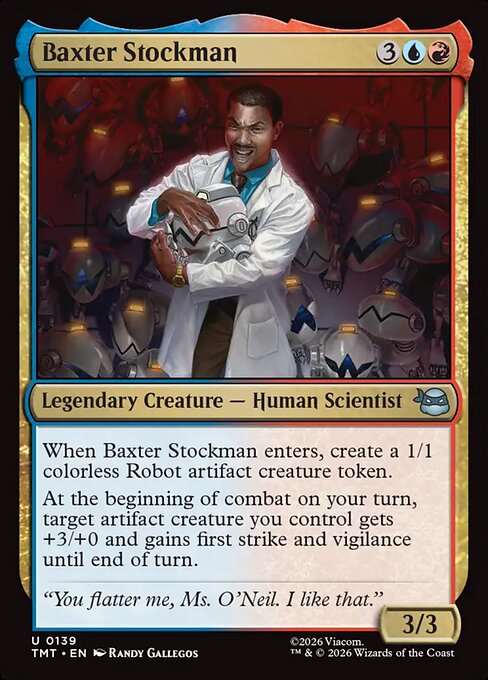 MTG Baxter Stockman TMT 139 Regular Foil