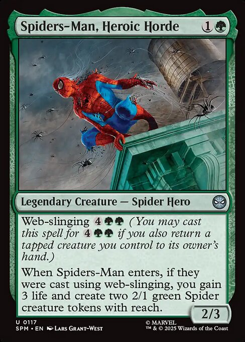 MTG Spiders-Man, Heroic Horde SPM 117 Regular Foil