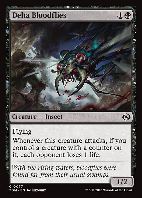 MTG Delta Bloodflies TDM 077 Regular Nonfoil